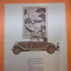 Coches y Motocicletas: PUBLICIDAD 1930 - COLECCION COCHES - LINCOLN FORD FORDSON - COLECCION ESTAMPAS ESPAÑOLAS. Lote 51072266