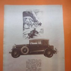 Coches y Motocicletas: PUBLICIDAD 1930 - COLECCION COCHES - LINCOLN FORD FORDSON - COLECCION ESTAMPAS ESPAÑOLAS . Lote 51072292