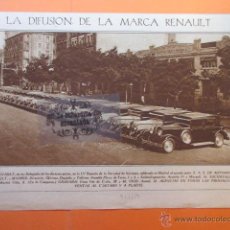 Coches y Motocicletas: PUBLICIDAD 1929 - COLECCION COCHES - LOS RENAULT. Lote 51072472