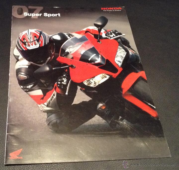 Coches y Motocicletas: folleto catalogo honda super sport 2007