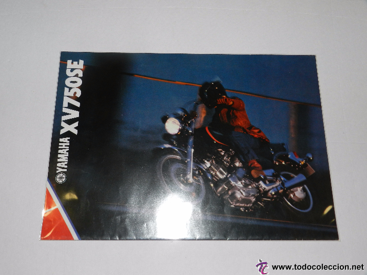 Coches y motocicletas: CATALOGO MOTOCICLETA YAMAHA XV 750 SE, 4 PAG, ILUSTRADO, 30 X 21 CM, BUEN ESTADO