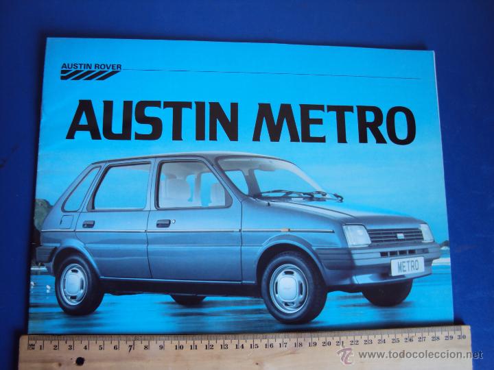 Coches y motocicletas: (CAT-167)CATALOGO AUSTIN ROVER METRO,ESPA&Ntilde;OL,14 PAGINAS