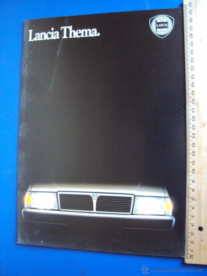 Coches y motocicletas: (CAT-170)CATALOGO LANCIA THEMA,ESPA&Ntilde;OL,14 PAGINAS