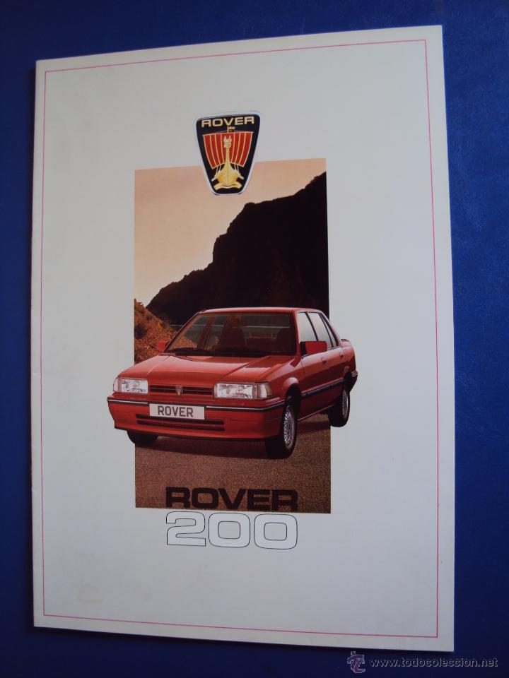 Coches y motocicletas: (CAT-179)CATALOGO ROVER 200,ESPA&Ntilde;OL,14 PAGINAS