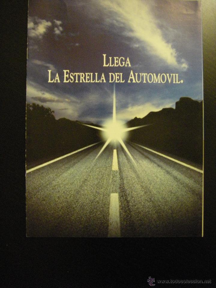 Coches y Motocicletas: CATALOGO CHRYSLER 1991 27,40 X 20cms (DESPLEGADO 29,60 X 60cms) 8 PAGINAS ESPA&Ntilde;OL