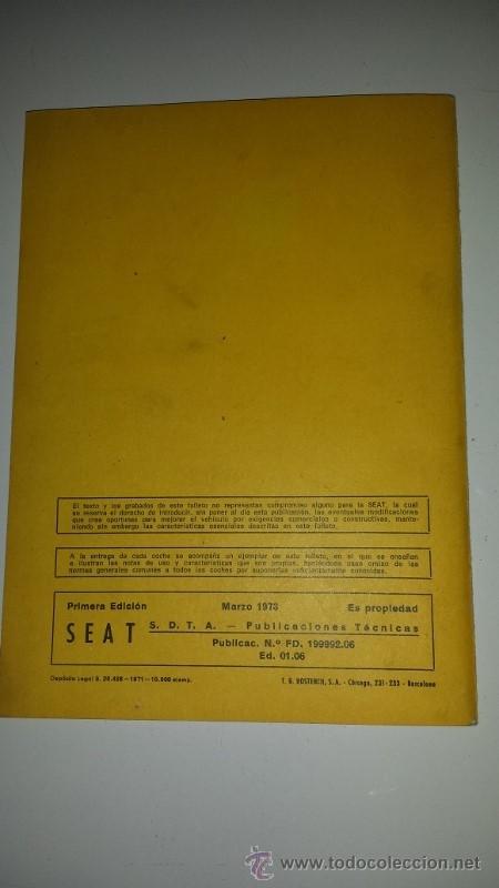 Coches y motocicletas: SEAT 124 - Foto 4