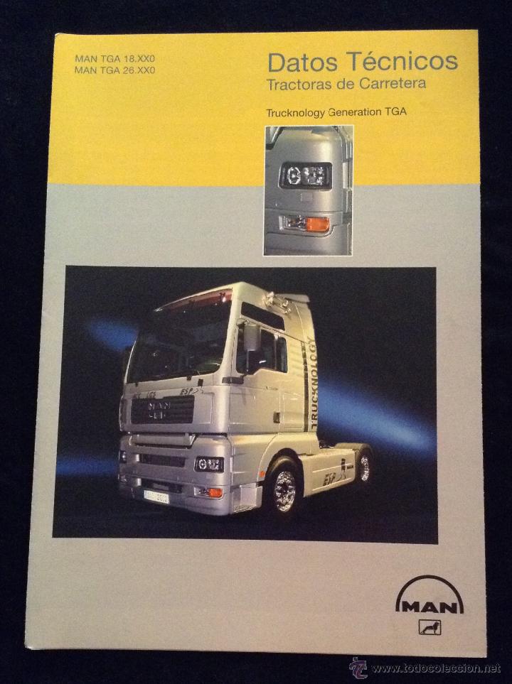 Cars and Motorcycles: Folleto catalogo publicidad original man trucknology generation a camiones tg-a datos tecnicos