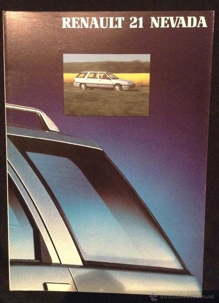 Carros e motociclos: Folleto catalogo publicidad original renault 21 nevada de 1990