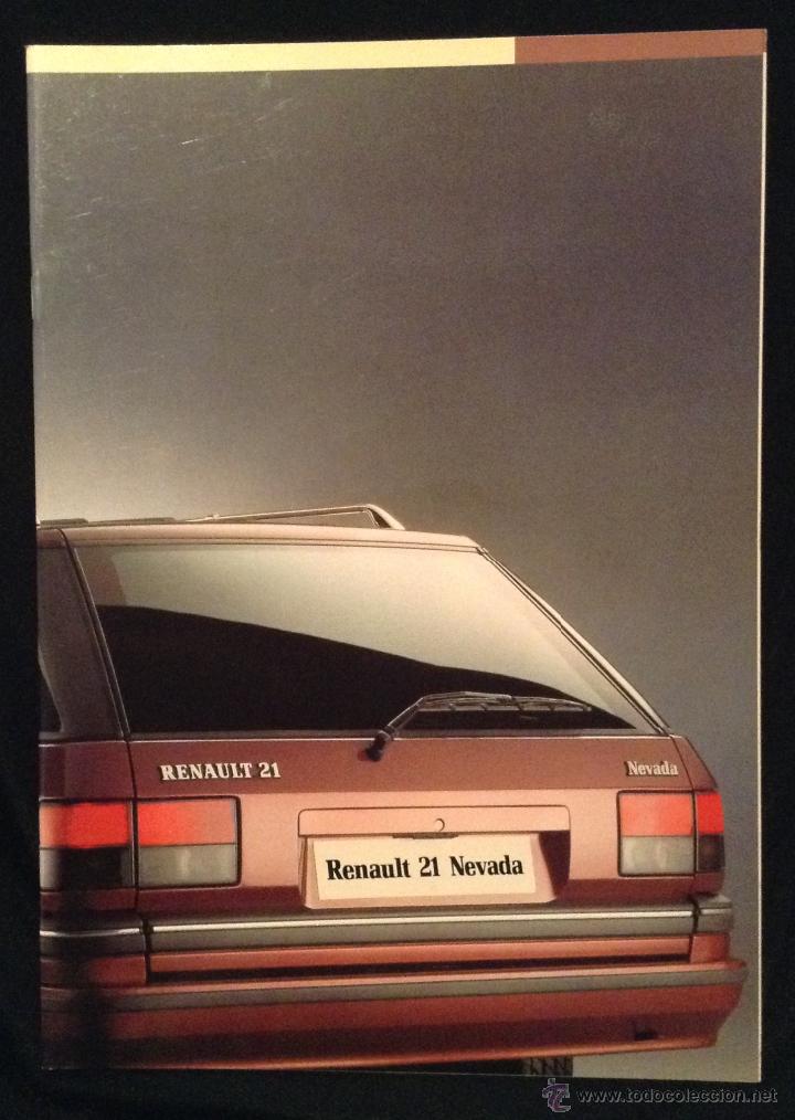 Carros e motociclos: Folleto catalogo publicidad original renault 21 nevada de 1990