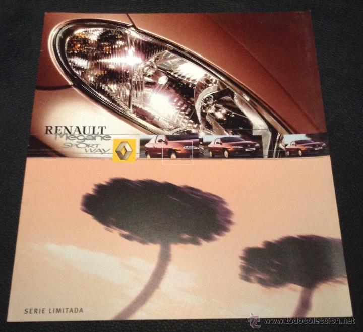 Carros e motociclos: Folleto catalogo publicidad original renault megane sport way serie limitada de 2001