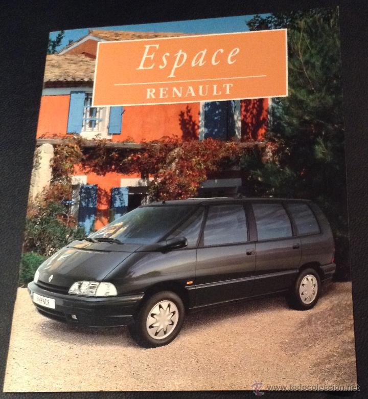 Carros e motociclos: Folleto catalogo publicidad original renault espace de 1996