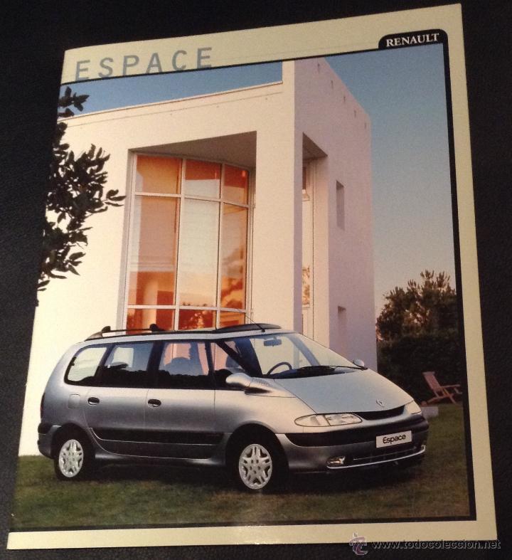 Carros e motociclos: Folleto catalogo publicidad original renault espace de 1999