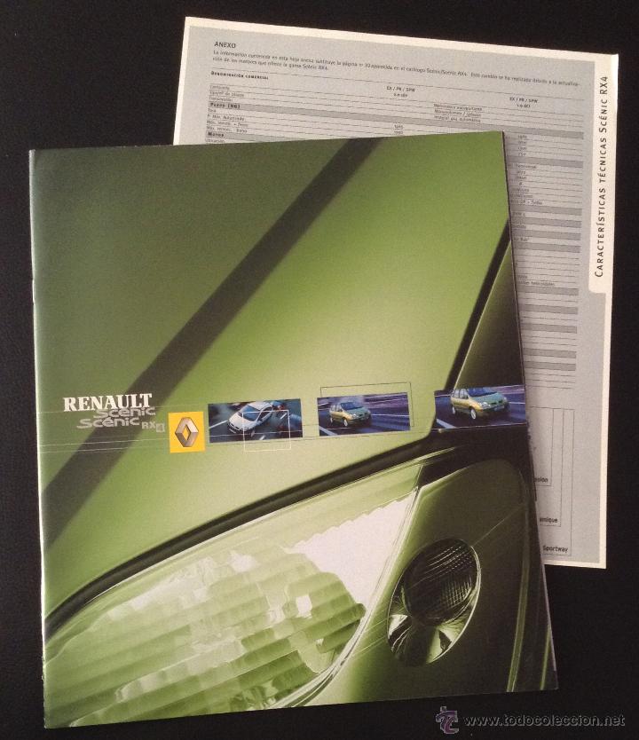 Carros e motociclos: Folleto catalogo publicidad original renault scenic rx4 de 2003 sc&eacute;nic