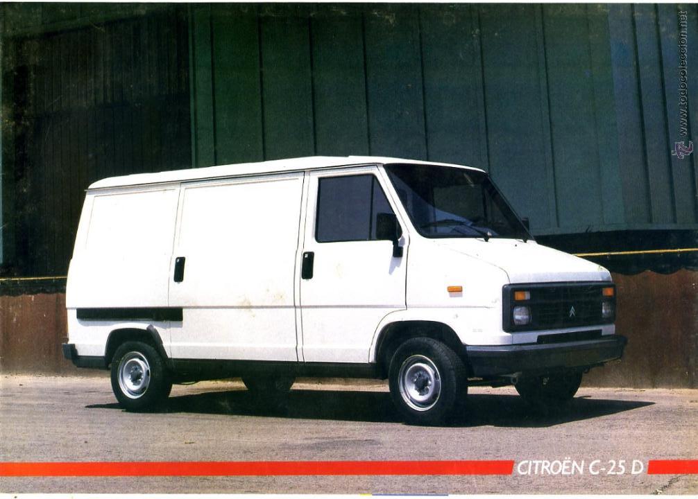 Coches y Motocicletas: Cat&aacute;logo Citro&euml;n C25 a&ntilde;o 1987 con 14 p&aacute;g.