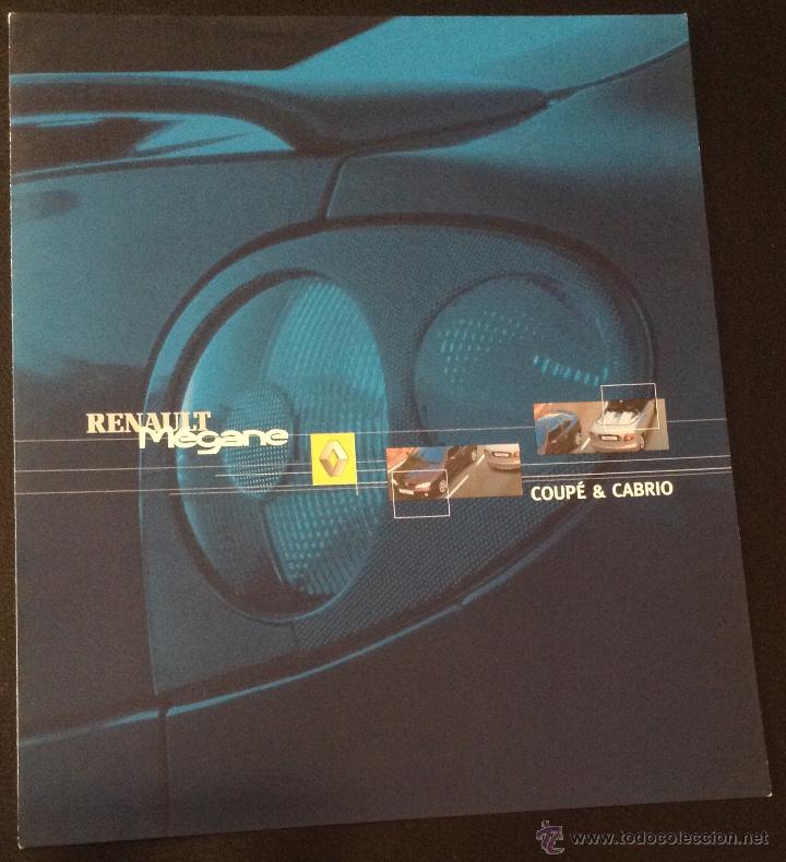 Carros e motociclos: Folleto catalogo publicidad original renault megane coupe y cabrio de 2001 m&eacute;gane coup&eacute;