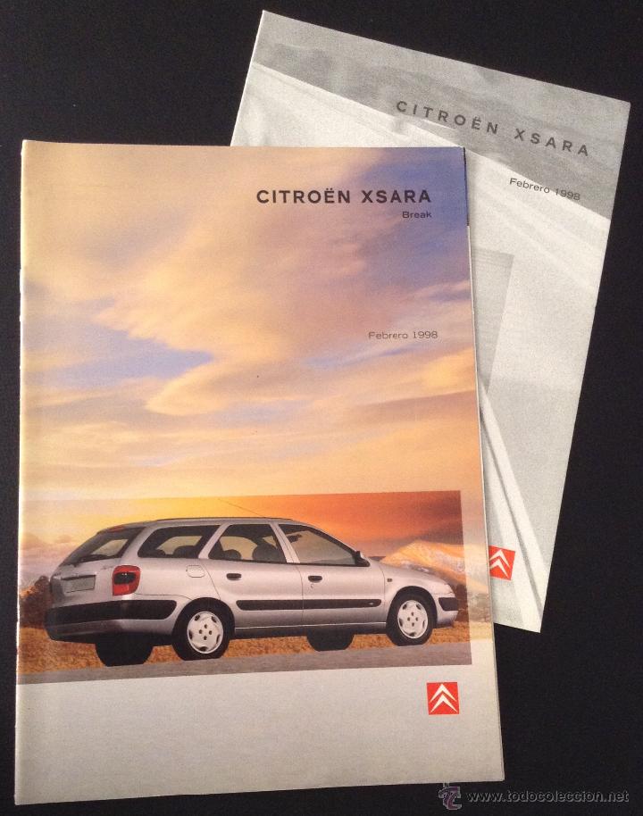 Coches y Motocicletas: Folleto catalogo publicidad original citroen xsara break de 1998 citro&euml;n