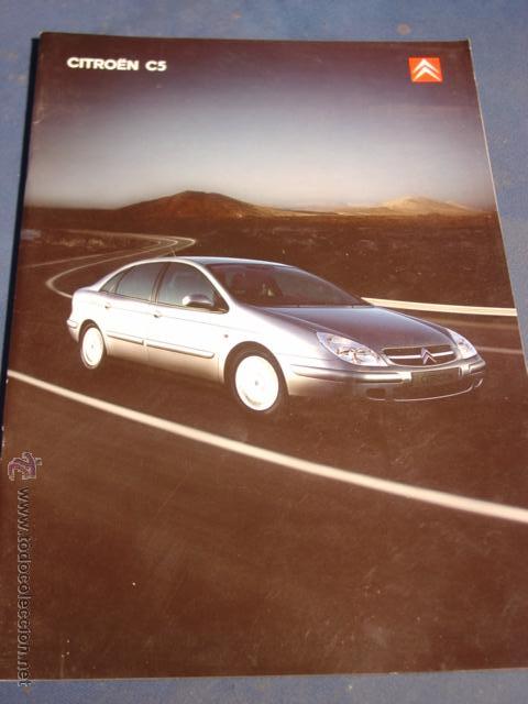 Coches y Motocicletas: Cat&aacute;logo Citro&euml;n C5 sin Caracter&iacute;sticas en Formato 30,5x24,5 con 41 p&aacute;g. Agosto del 2001
