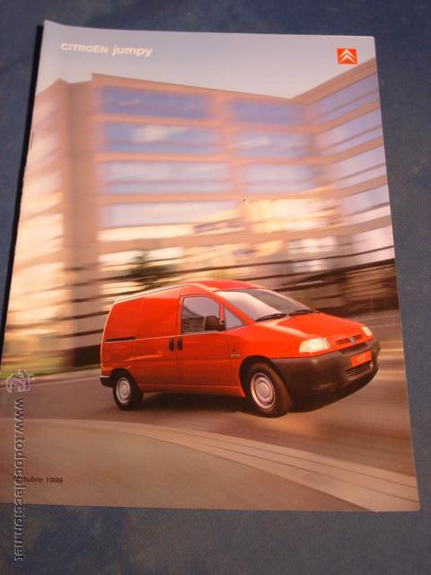 Coches y Motocicletas: Cat&aacute;logo Citro&euml;n Jumpy con Caracter&iacute;sticas en Formato 30,5x24,5 con 19 p&aacute;g. Octubre del 1999
