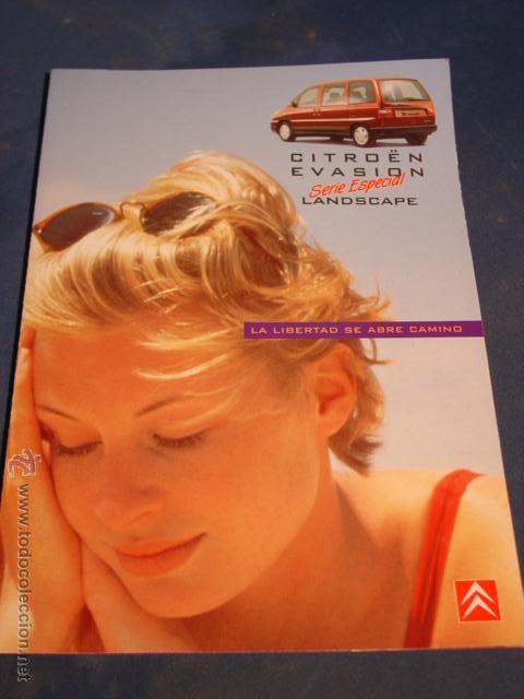 Coches y Motocicletas: Cat&aacute;logo Citro&euml;n Evasi&oacute;n S.E. Landscape D&iacute;ptico en Formato 30,5x24,5