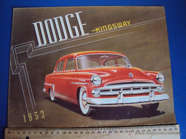 Carros e motociclos: (CAT-1331)CATALOGO DODGE KINGSWAY,CASTELLANO,DESPEGABLE,4 PAGINAS