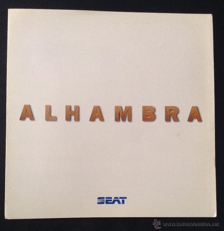 Coches y motocicletas: Folleto catalogo publicidad original seat alhambra de 1995