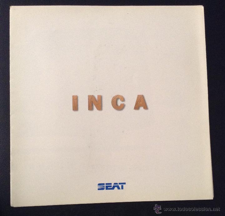 Coches y motocicletas: Folleto catalogo publicidad original seat inca de 1995