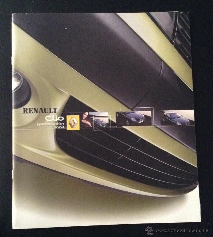 Carros e motociclos: Folleto catalogo publicidad original renault clio generacion 2004