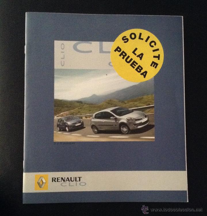 Carros e motociclos: Folleto catalogo publicidad original renault clio de 2005