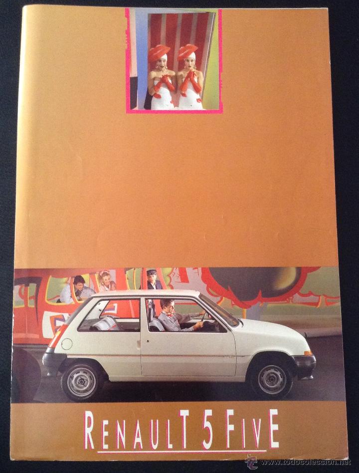 Carros e motociclos: Folleto catalogo publicidad original renault 5 five de 1988