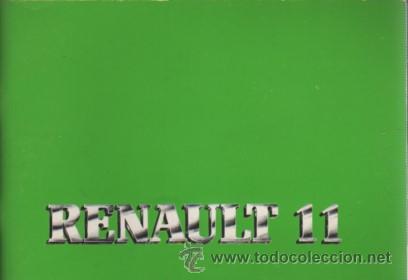 Coches y motocicletas: Cat&aacute;logo publicidad del coche Renault 11