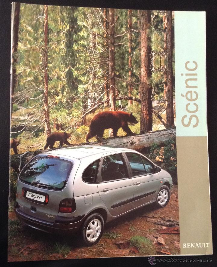 Carros e motociclos: Folleto catalogo publicidad original renault megane scenic de 1998 m&eacute;gane sc&eacute;nic