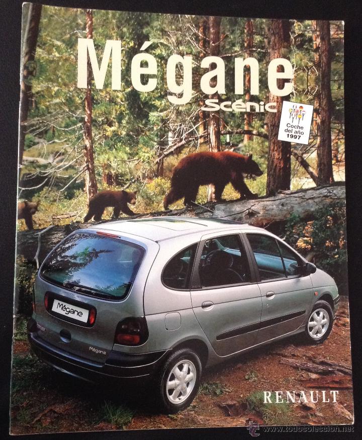 Carros e motociclos: Folleto catalogo publicidad original renault megane scenic de 1997 m&eacute;gane sc&eacute;nic