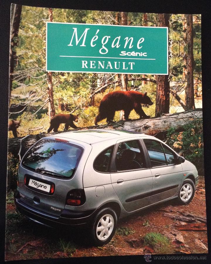 Carros e motociclos: Folleto catalogo publicidad original renault megane scenic de 1997 m&eacute;gane sc&eacute;nic