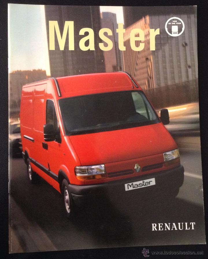 Carros e motociclos: Folleto catalogo publicidad original renault master de 1998