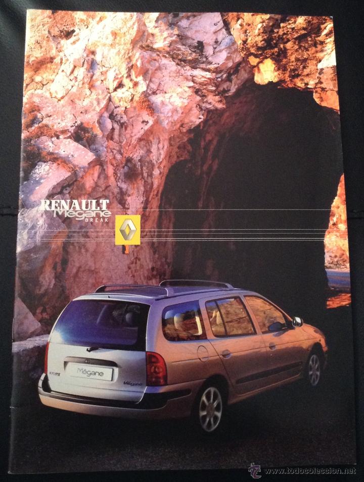 Carros e motociclos: Folleto catalogo publicidad original renault megane break de 2001 m&eacute;gane