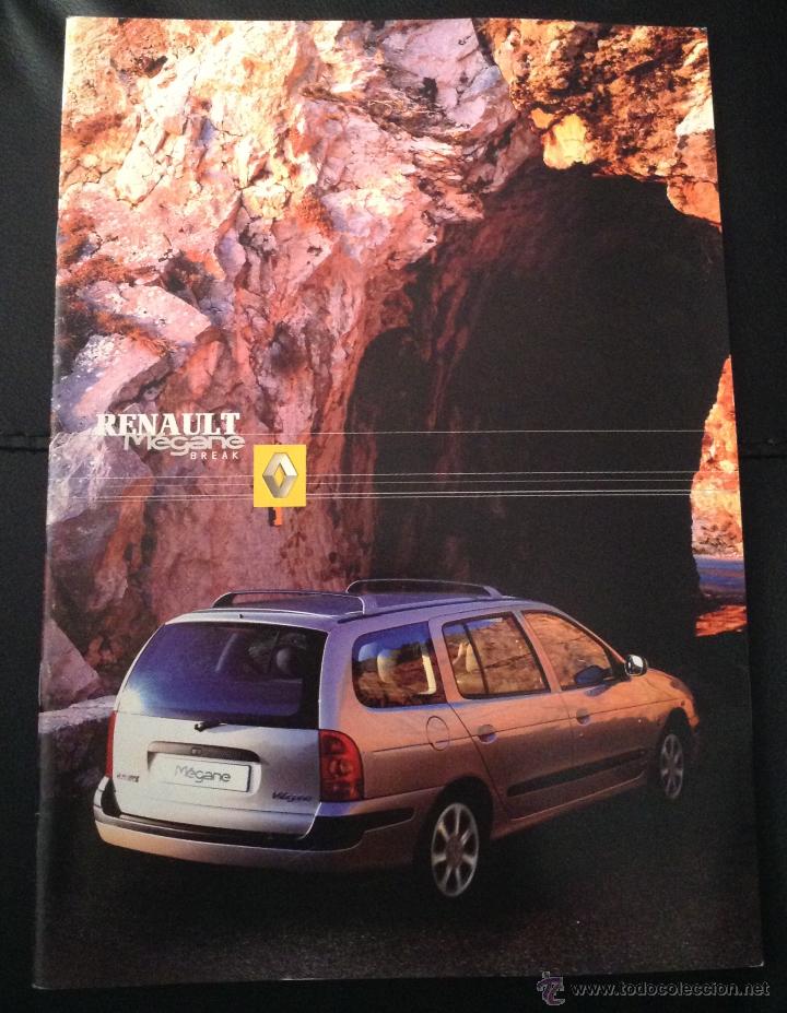 Carros e motociclos: Folleto catalogo publicidad original renault megane break de 2001 m&eacute;gane