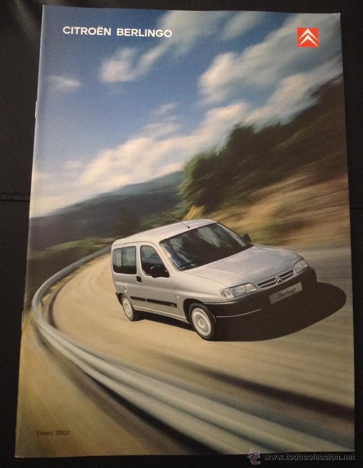 Coches y Motocicletas: Folleto catalogo publicidad original citroen berlingo de 2002 citro&euml;n