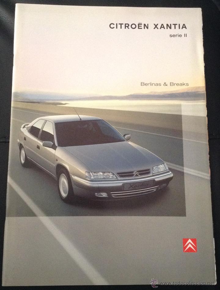 Coches y Motocicletas: Folleto catalogo publicidad original citroen xantia serie II berlinas y breaks de 1998 citro&euml;n
