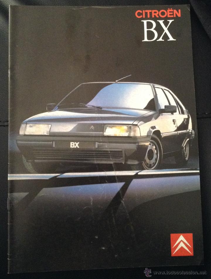 Coches y Motocicletas: Folleto catalogo publicidad original citroen bx de 1989 citro&euml;n