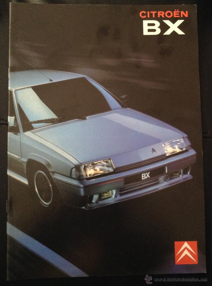 Coches y motocicletas: Folleto catalogo publicidad original citroen bx de 1990 citro&euml;n