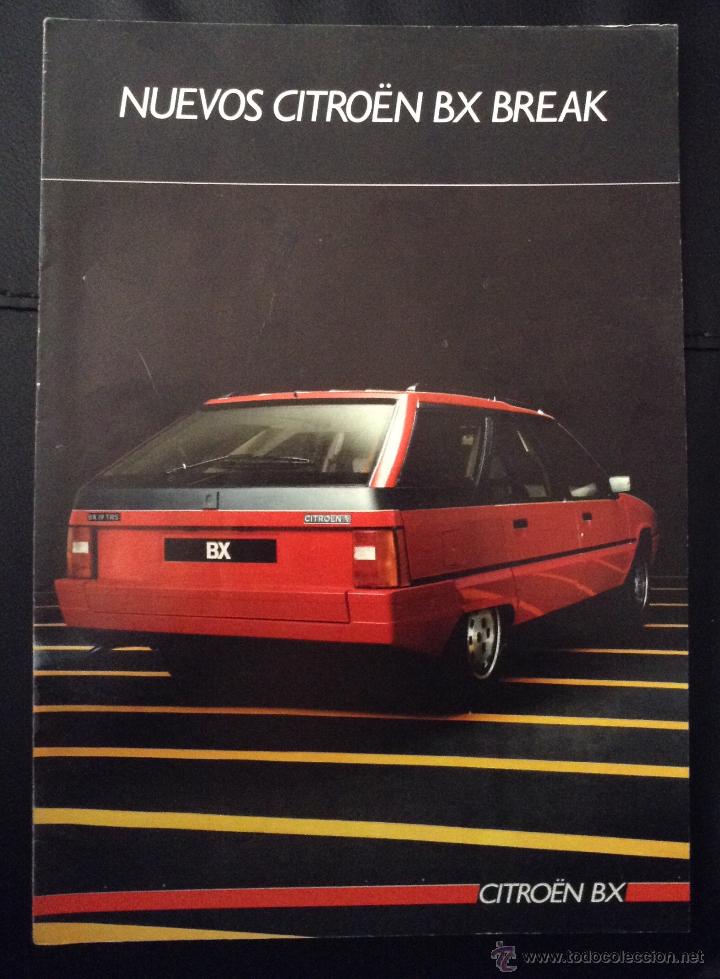 Carros e motociclos: Folleto catalogo publicidad original citroen bx break de 1985 citro&euml;n