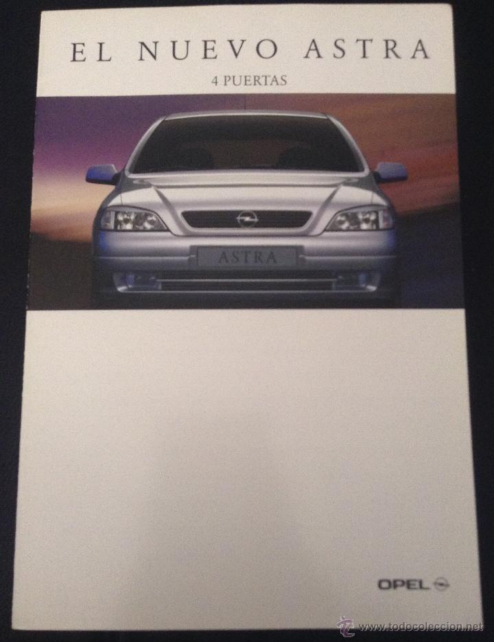 Automobili e Motociclette: Folleto catalogo publicidad original opel nuevo astra 4 puertas de 1998