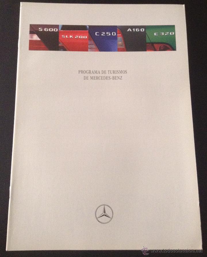 Carros e motociclos: Folleto catalogo publicidad original coches turismos mercedes-benz de 1997
