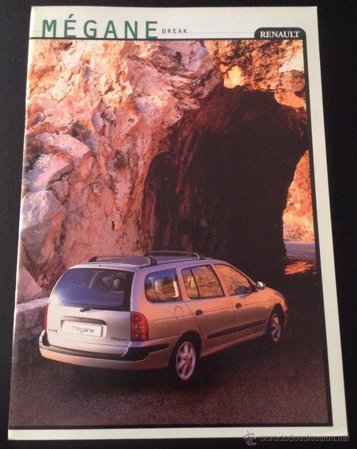 Carros e motociclos: Folleto catalogo publicidad original renault megane break de 1999 m&eacute;gane