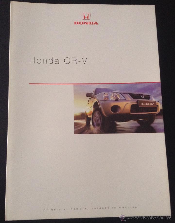 Coches y Motocicletas: Folleto catalogo publicidad original honda cr-v de 2000