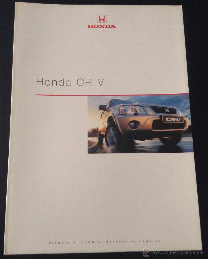 Coches y Motocicletas: Folleto catalogo publicidad original honda cr-v de 1999