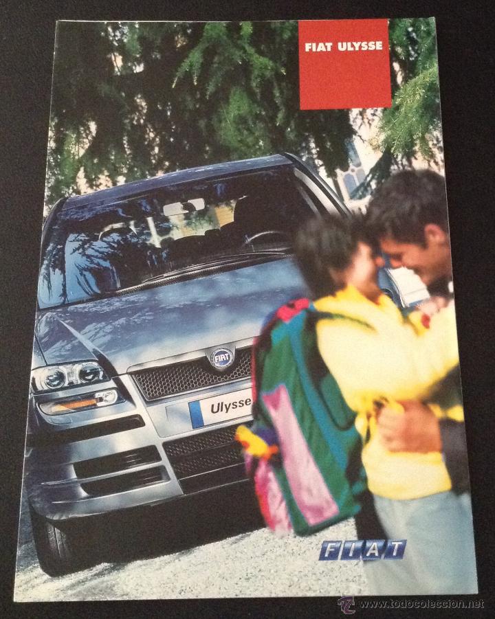 Coches y Motocicletas: Folleto catalogo publicidad original fiat ulysse de 2002