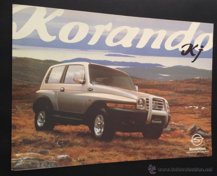 Coches y motocicletas: Folleto catalogo publicidad original ssangyong korando kj ssang yong mercedes benz