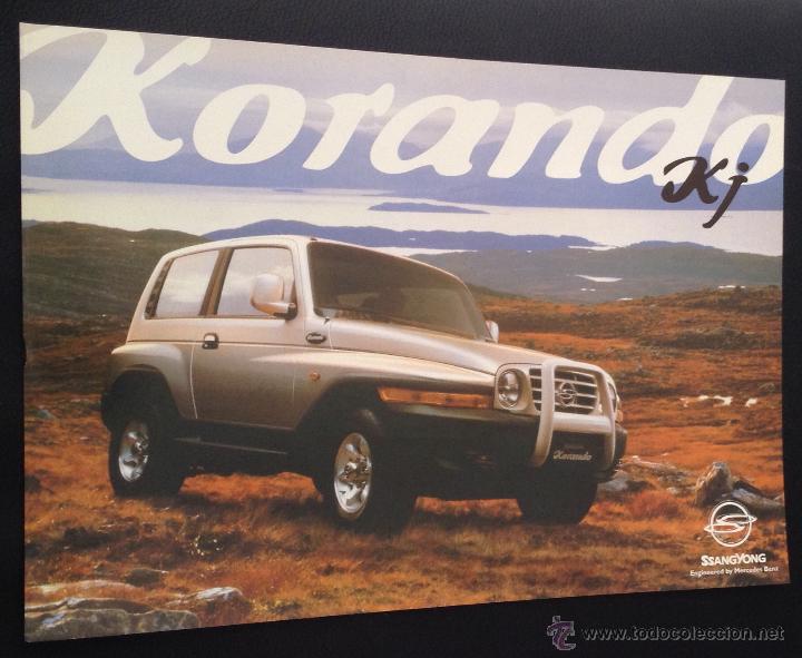 Coches y motocicletas: Folleto catalogo publicidad original ssangyong korando kj ssang yong mercedes benz