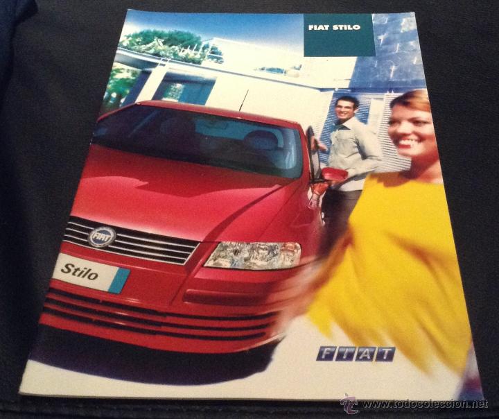Coches y Motocicletas: Folleto catalogo publicidad original fiat stilo de 2001